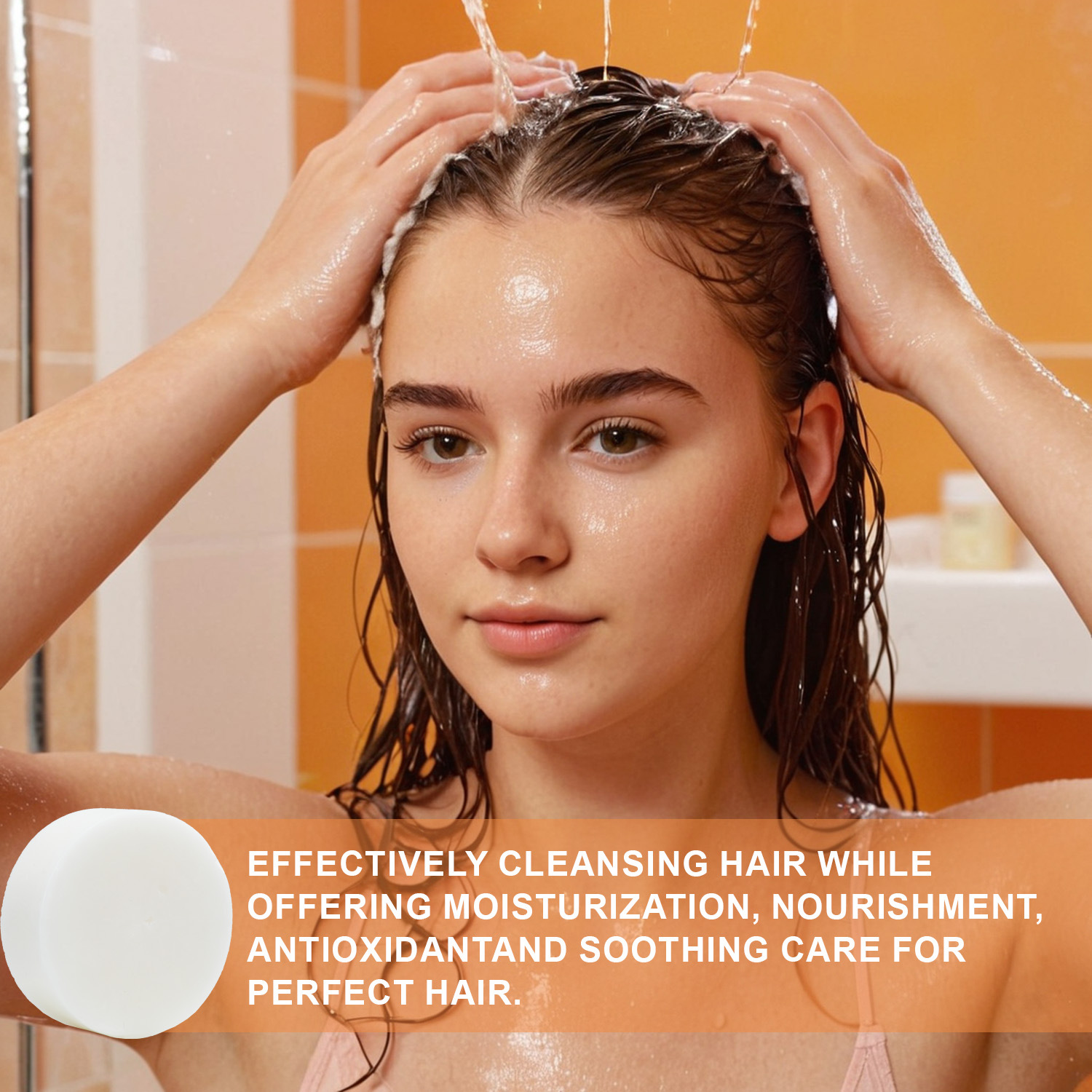 Rice Water Conditioner Bar Nourishing Smoothing For Dry Damaged Hair Daily Scalp And Strand Care 100g