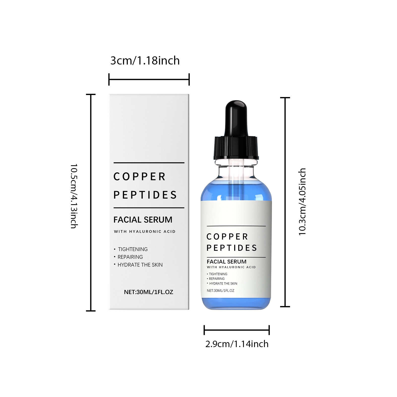 Hyaluronic Acid Moisturizing Essence Liquid Care Nourish Skin Hydrating Glossy Moisturize Facial Care Serum