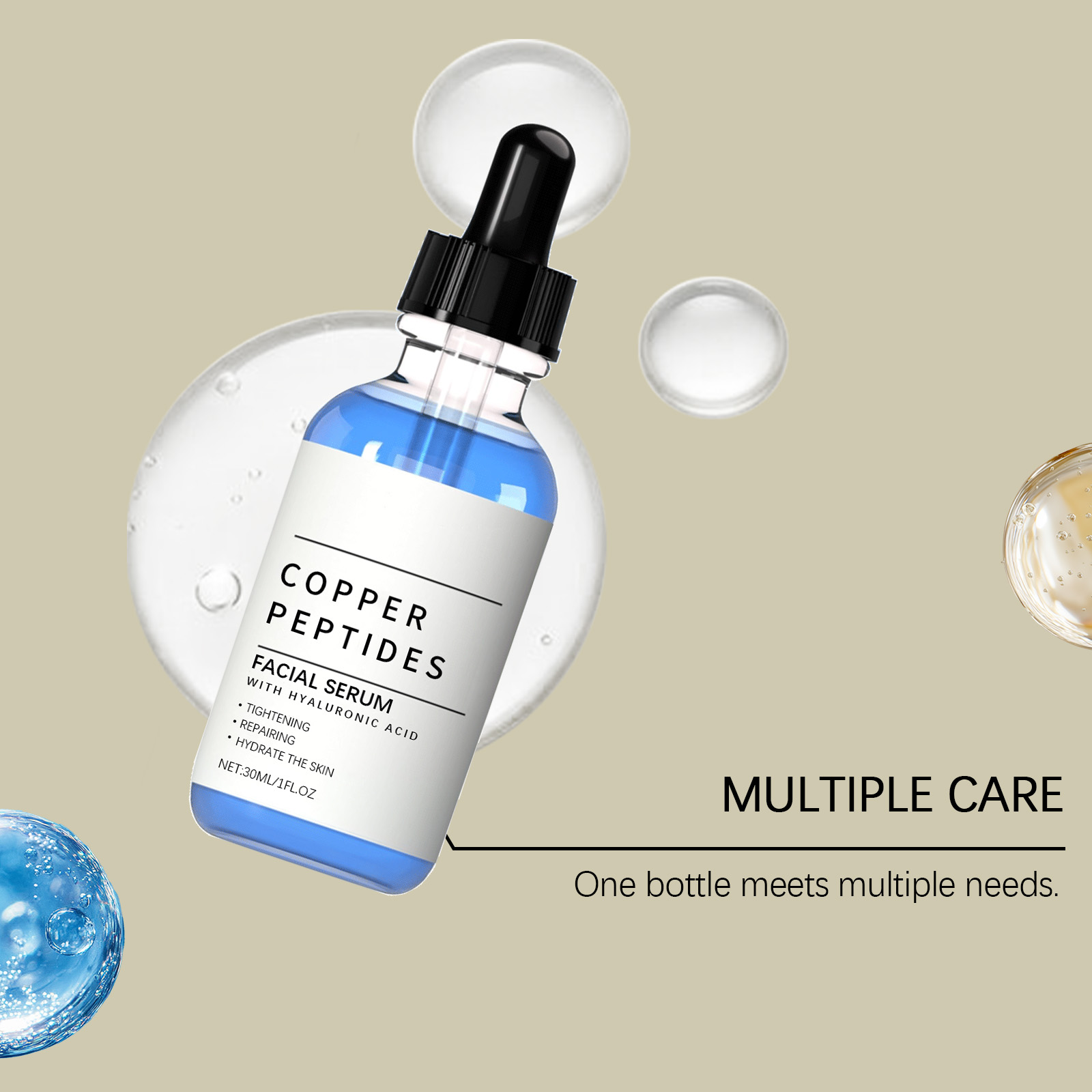 Hyaluronic Acid Moisturizing Essence Liquid Care Nourish Skin Hydrating Glossy Moisturize Facial Care Serum