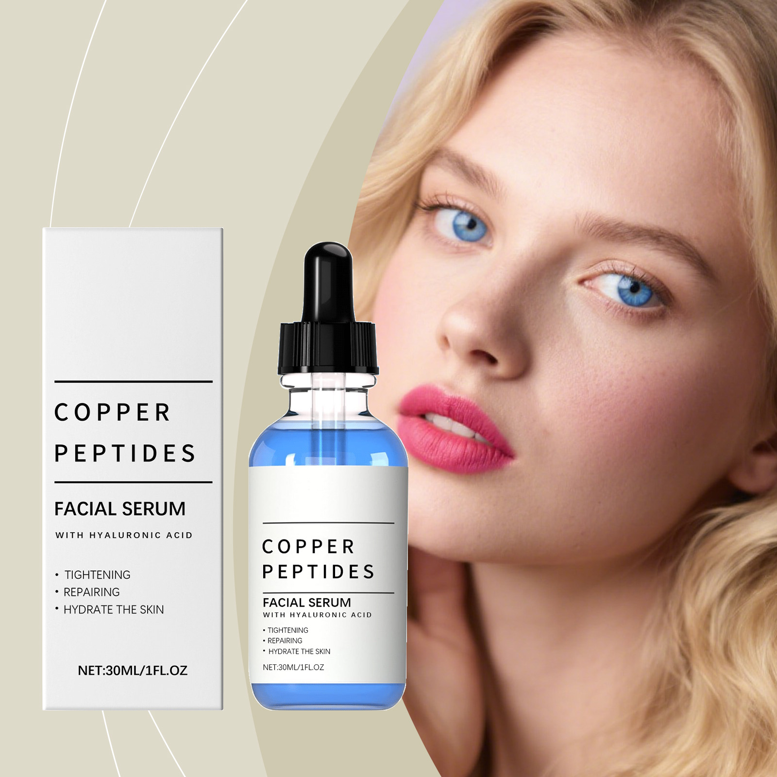 Hyaluronic Acid Moisturizing Essence Liquid Care Nourish Skin Hydrating Glossy Moisturize Facial Care Serum