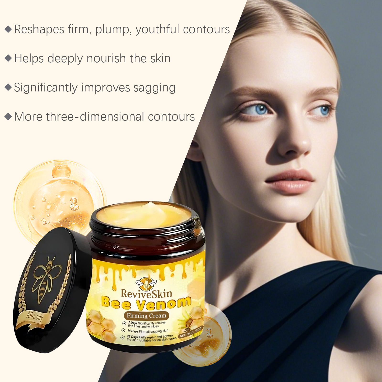 Skin Care Cream Deep Hydrating Moisturizing Skin Smooth Soft Nourishing Non Greasy For Body And Face