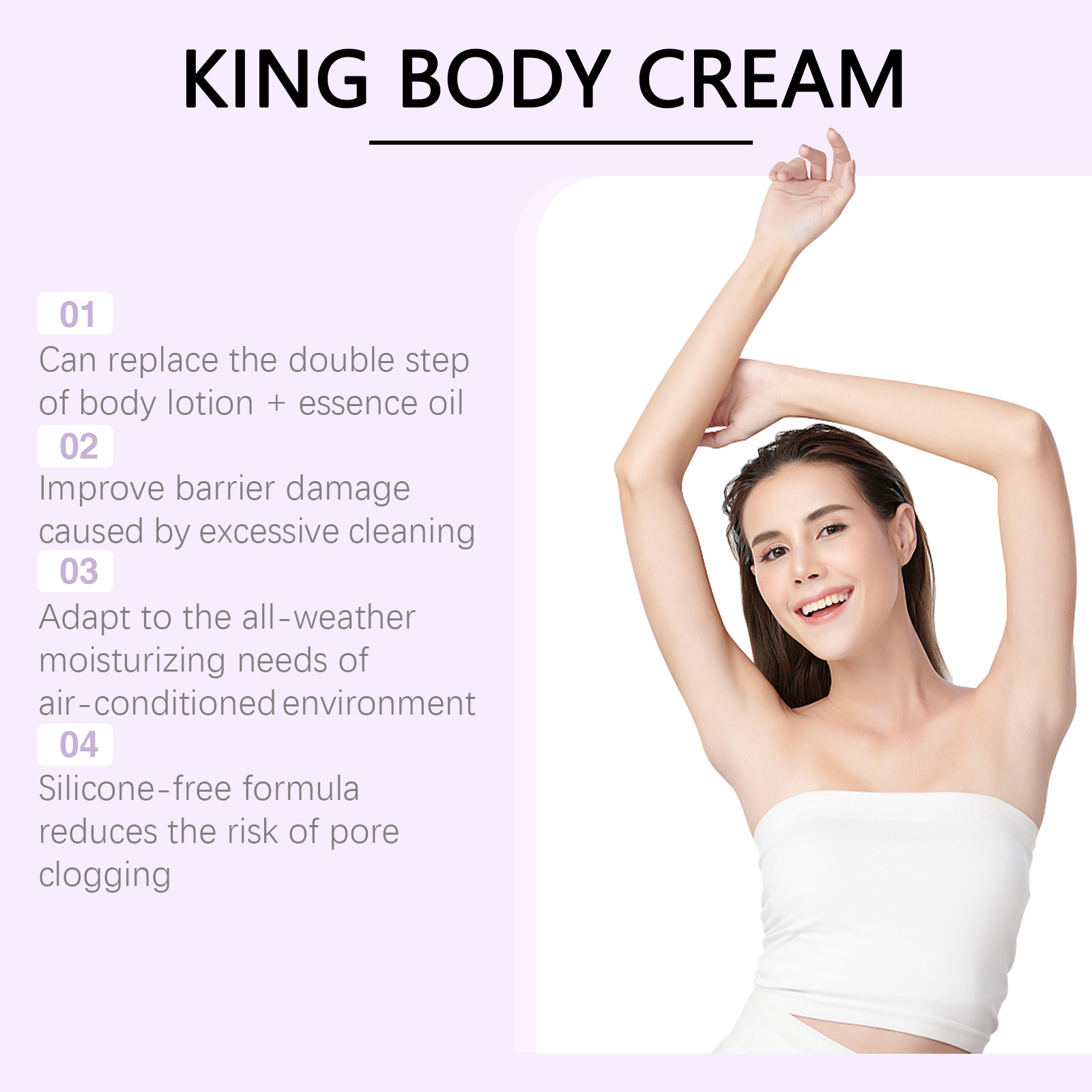 Shea Butter Moisturizing Cream Hydrating Nourishing Soft Refreshing For Dry Full Body Skin Daily Care Lotion