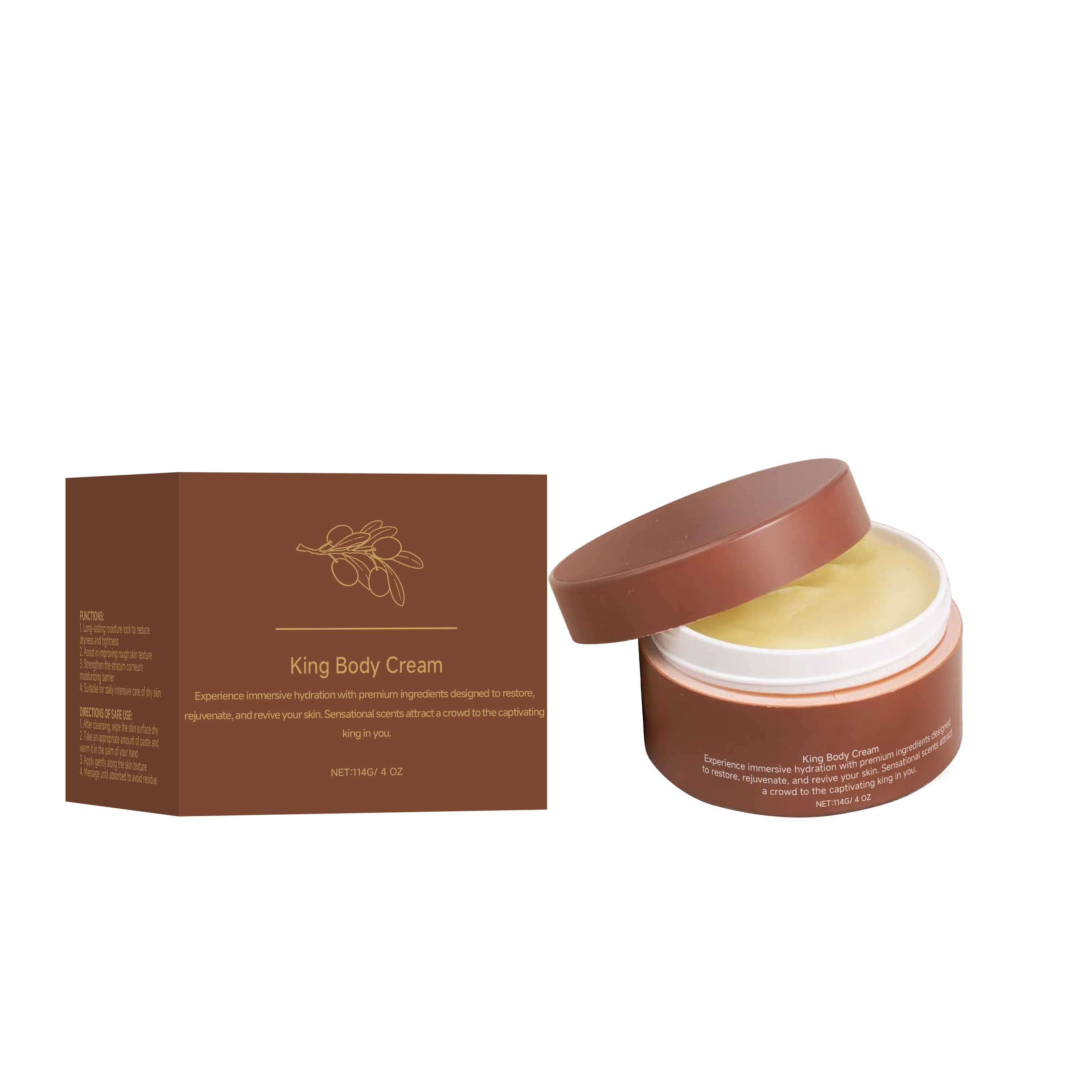 Shea Butter Moisturizing Cream Hydrating Nourishing Soft Refreshing For Dry Full Body Skin Daily Care Lotion