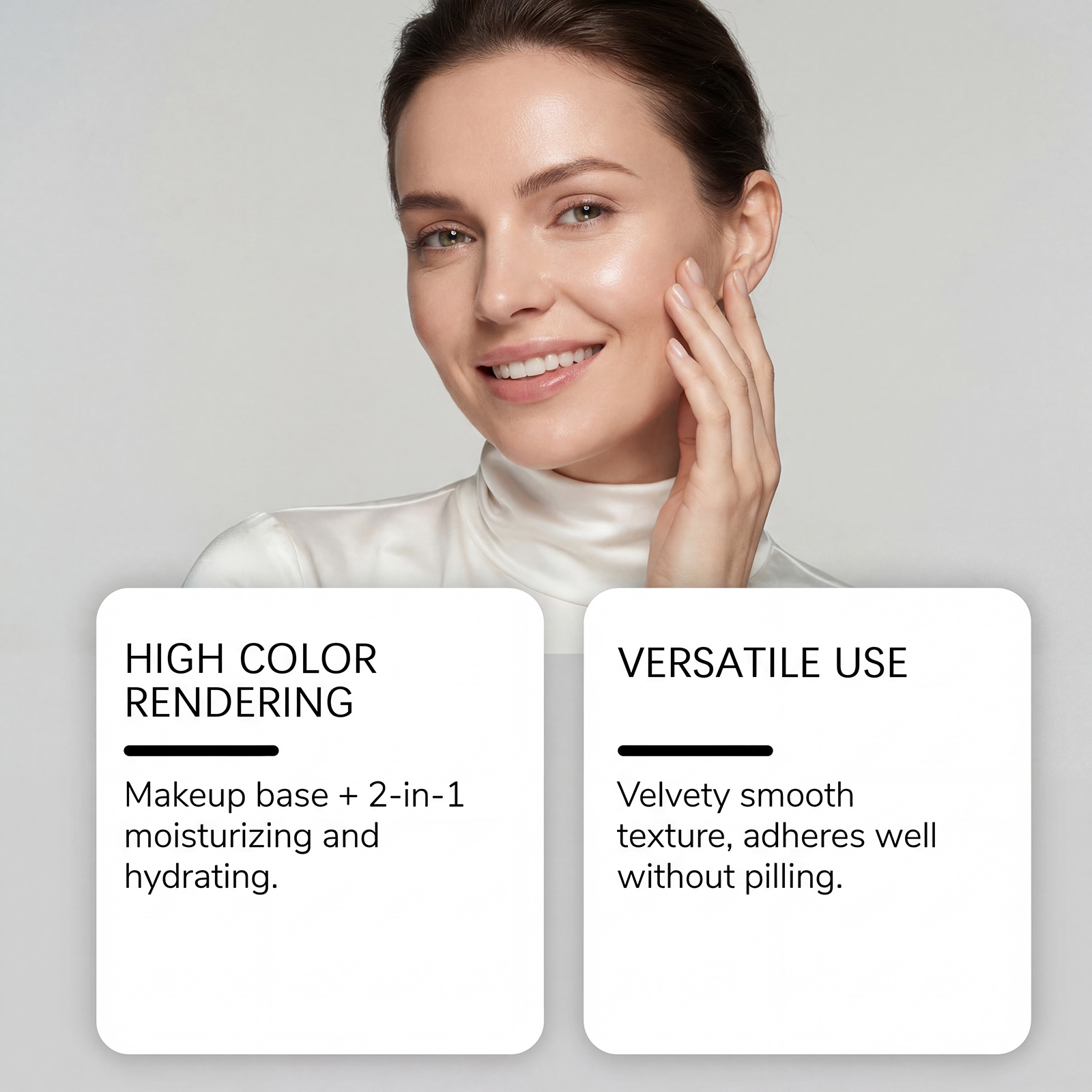 Velvet Glossy Primer Moisturizing Cream Gentle Care Skin Fit Foundation Clear Hydrating Fresh Non Sticky Facial Makeup Base