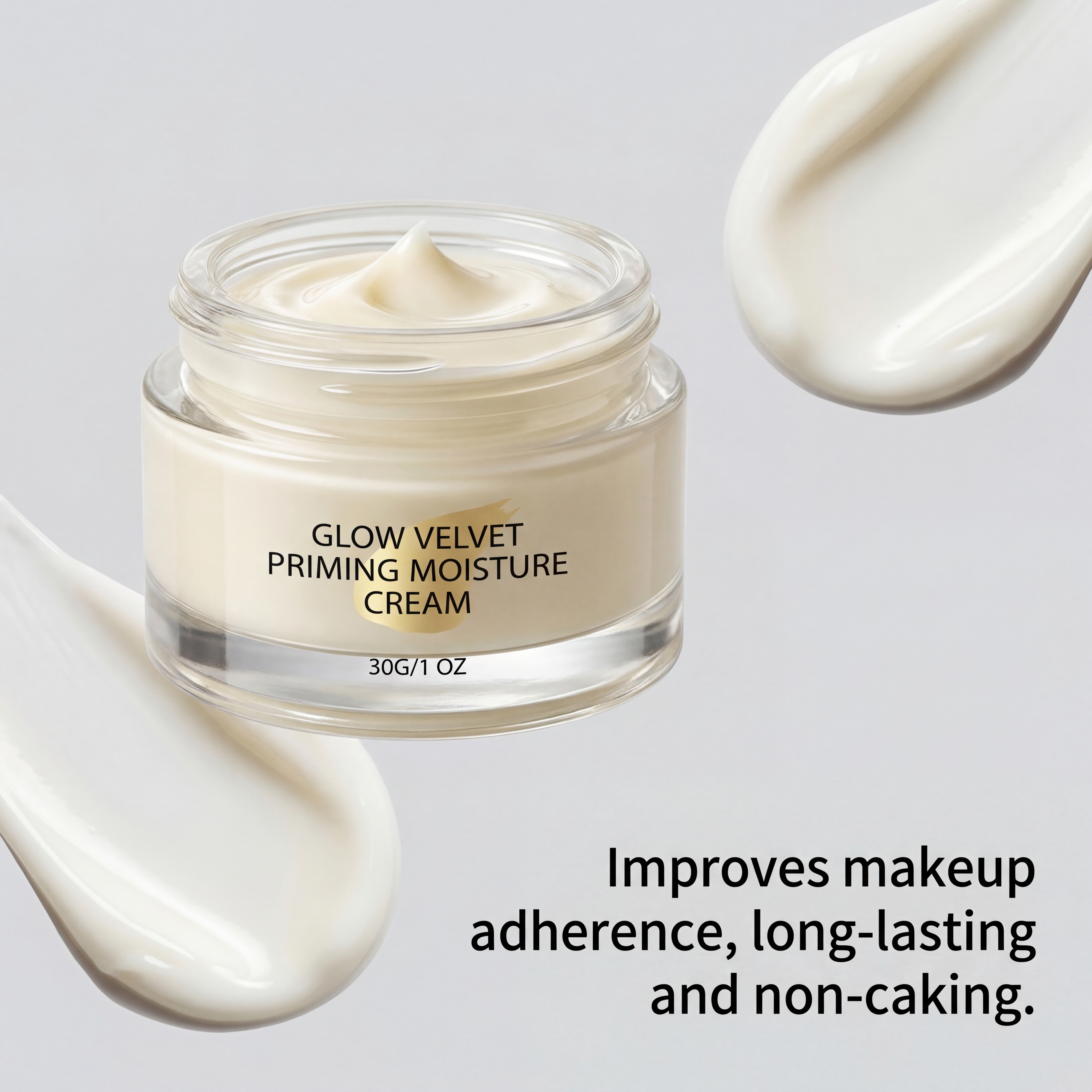 Velvet Glossy Primer Moisturizing Cream Gentle Care Skin Fit Foundation Clear Hydrating Fresh Non Sticky Facial Makeup Base