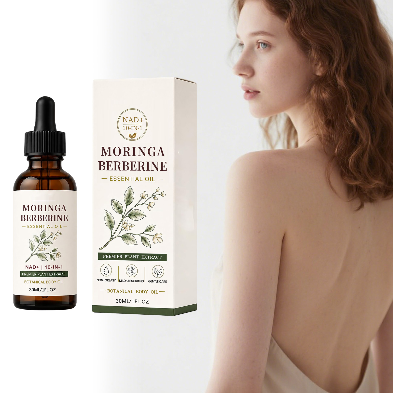 Plant Nourishing Essential Oil Natural Ingredient Silky Smooth Hydrating Soften Skin Daily Body Care Liquid