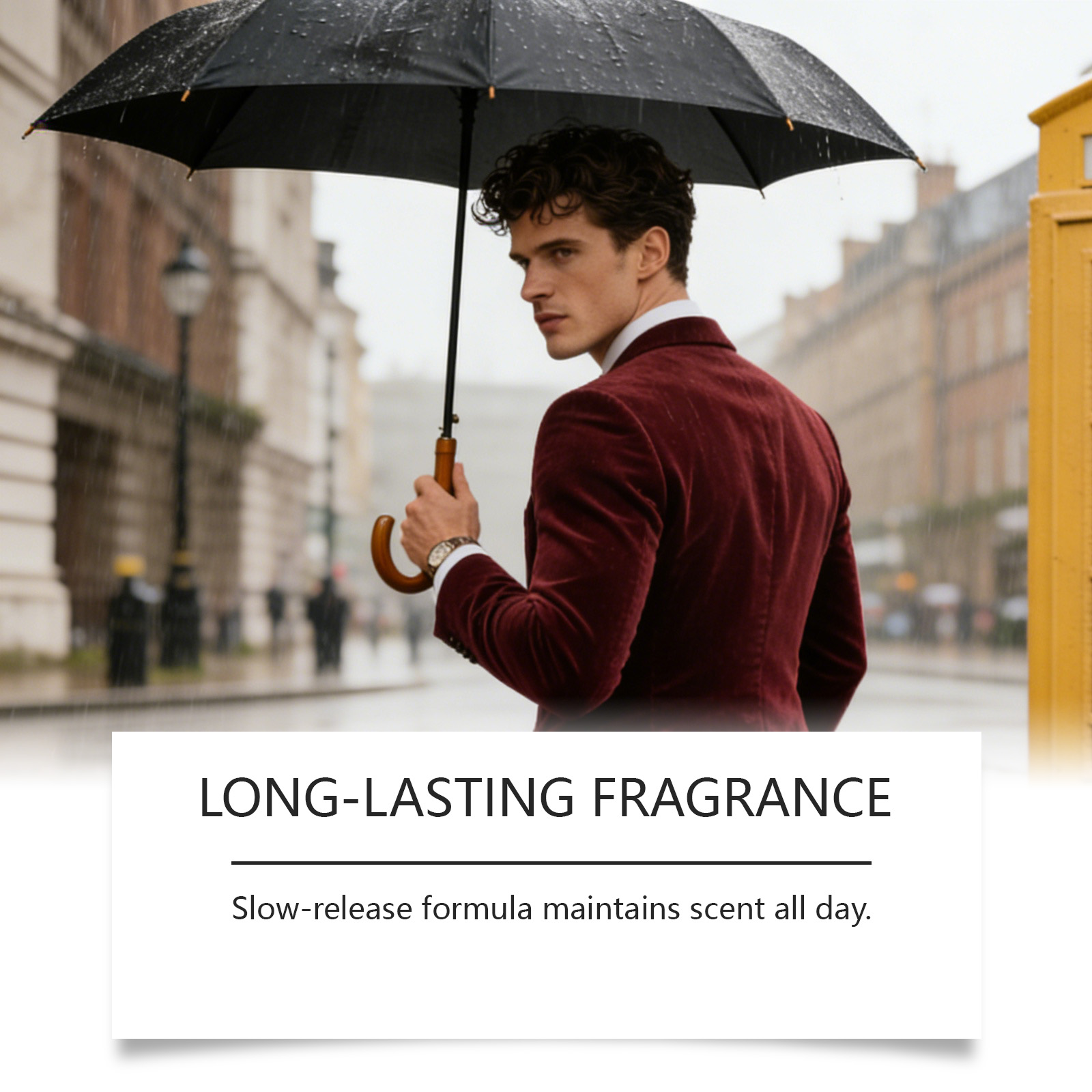 Men Solid Perfume Balm Set Fresh Mild Scent Natural Long Lasting Daily Portable Male Fragrance