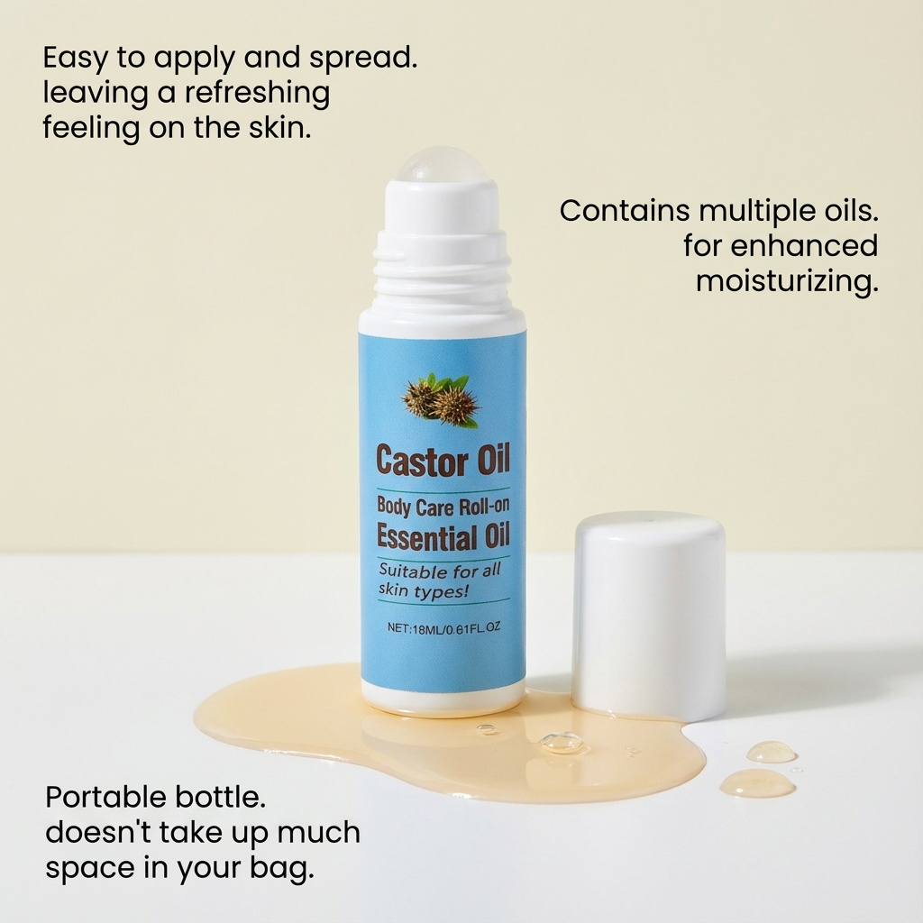 Body Roller Essential Oil Moisturizing Nourishing Light Smooth Quick Absorbent Gentle Daily Body Skin Care