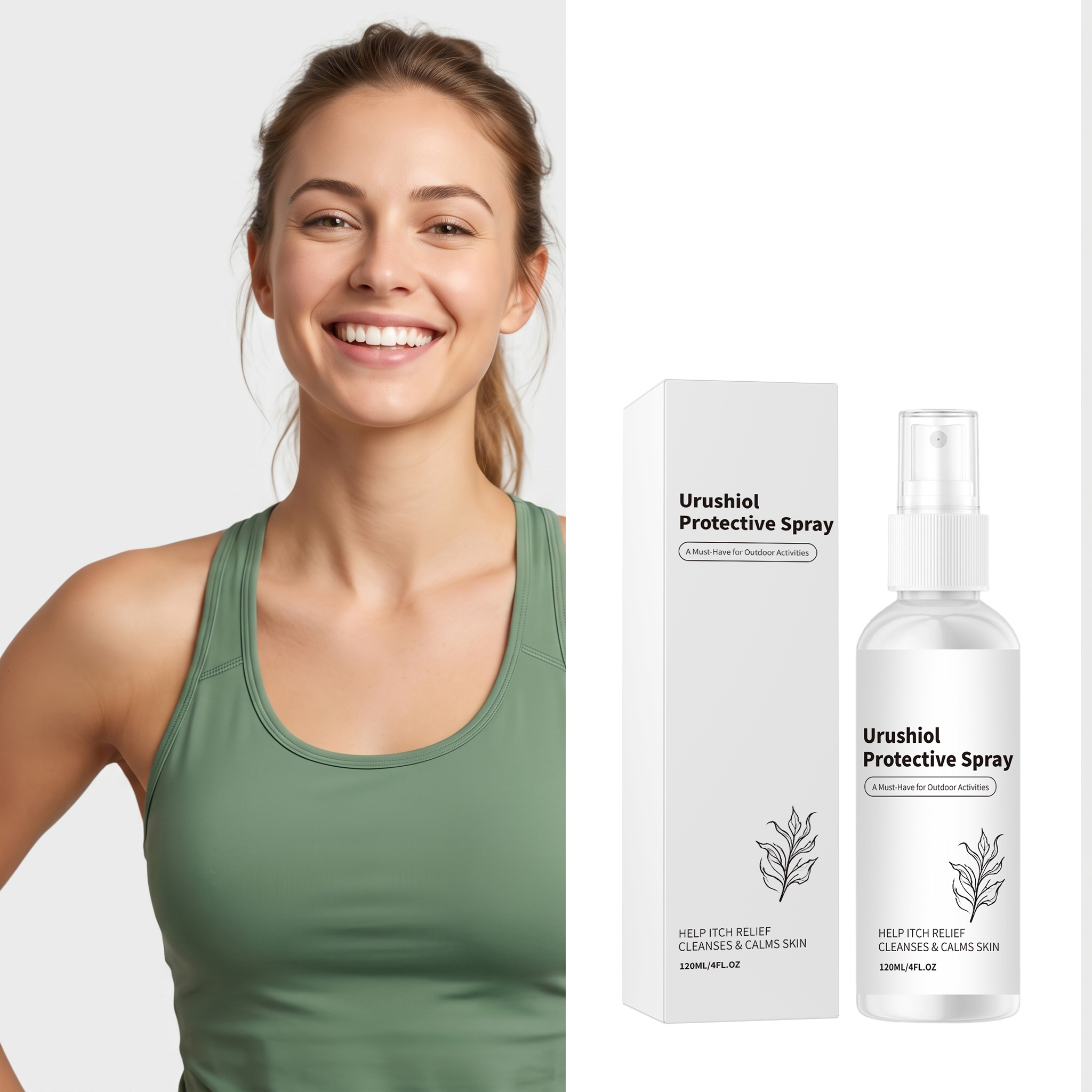 Skin Cleansing Spray Mild Moisturizing Portable For Body Skin Outdoor Activity Daily Protection