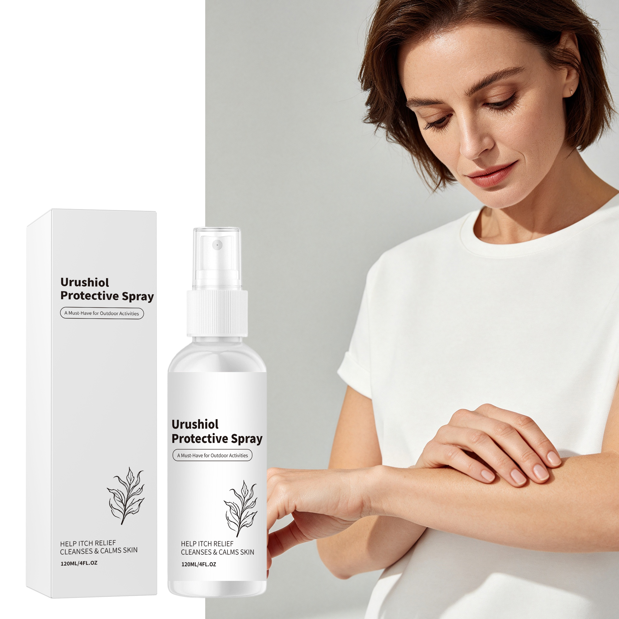 Skin Cleansing Spray Mild Moisturizing Portable For Body Skin Outdoor Activity Daily Protection