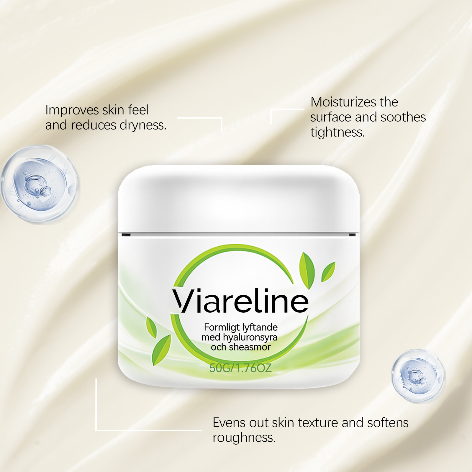 Skin Lifting Cream Soft Silky Moisturizing Soften Even Rough All Skin Body Treatment