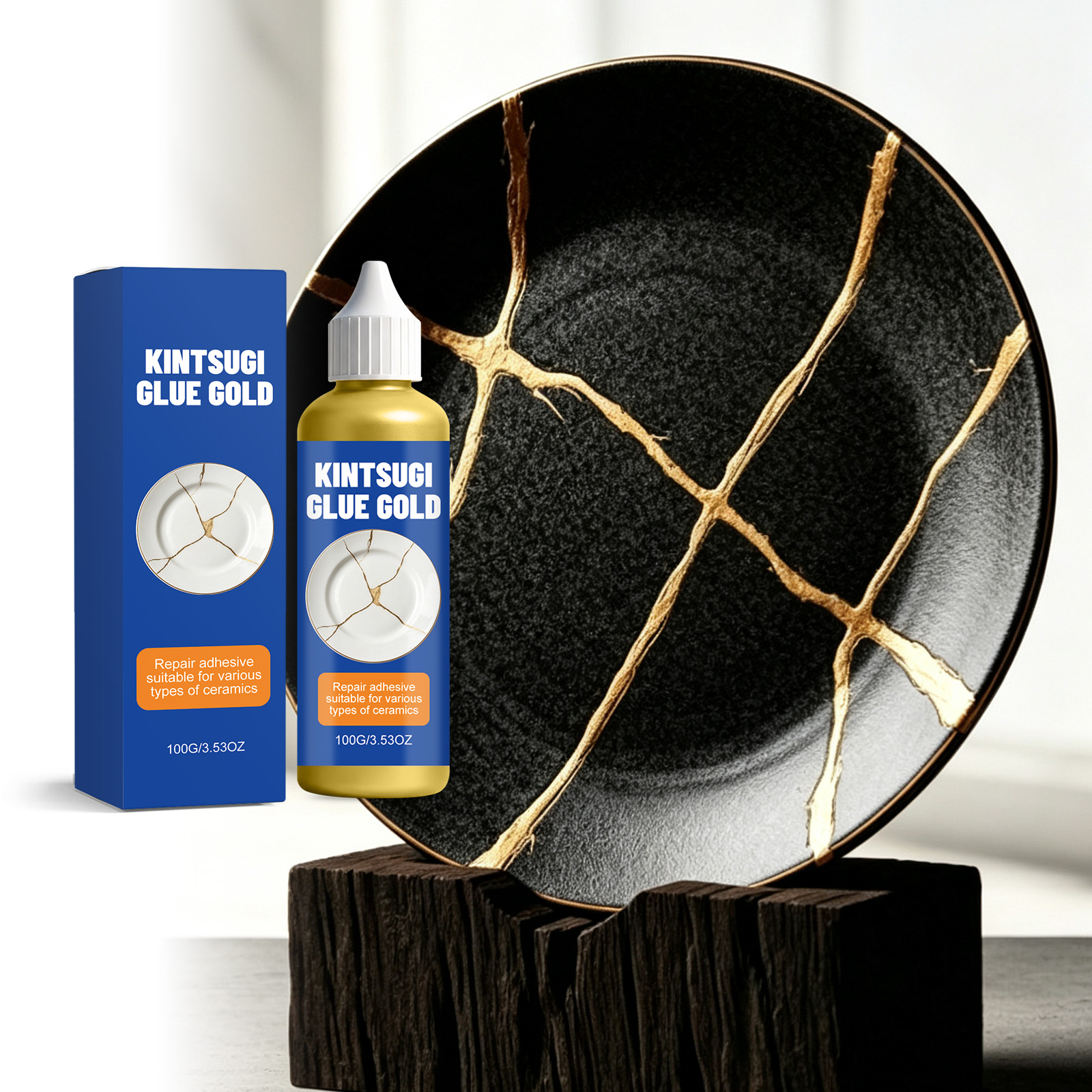 Kintsugi Glue Household Multipurpose Repair Adhesive For Porcelain Ceramic Tableware Crack Bond Fix Decoration