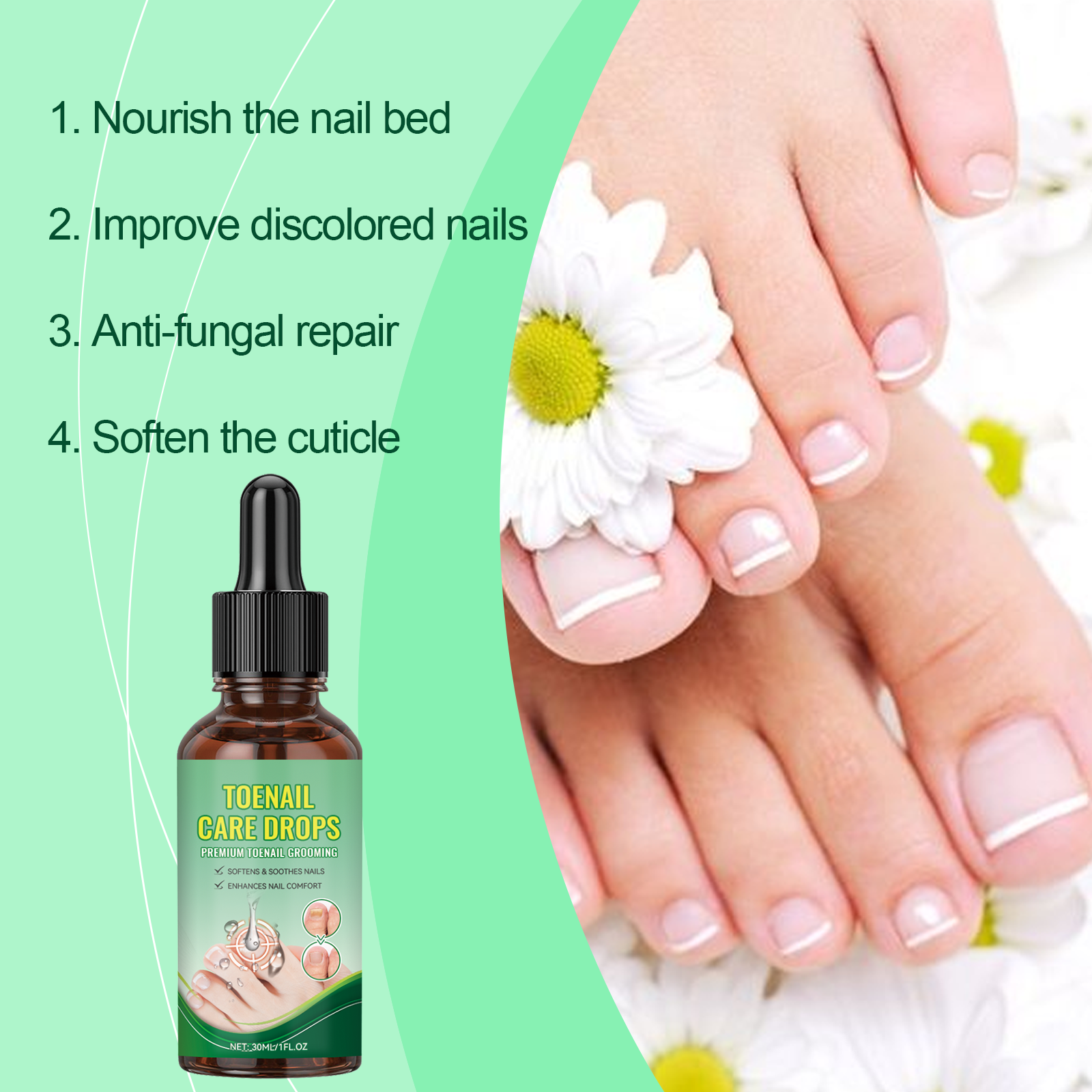 Soft Nail Perimeter Care Liquid Gentle Nail Surface Cleansing Hand Foot Daily Nursing Fingertip Comfort Glossy