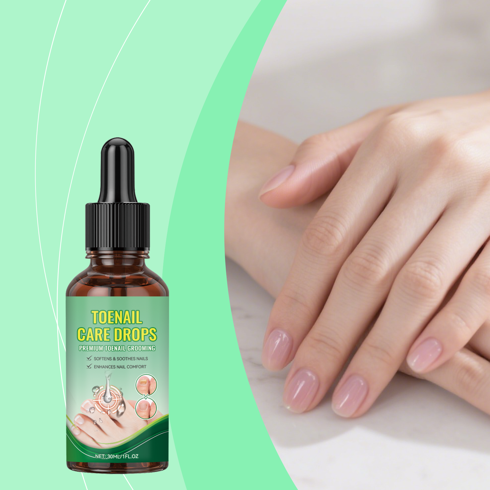 Soft Nail Perimeter Care Liquid Gentle Nail Surface Cleansing Hand Foot Daily Nursing Fingertip Comfort Glossy