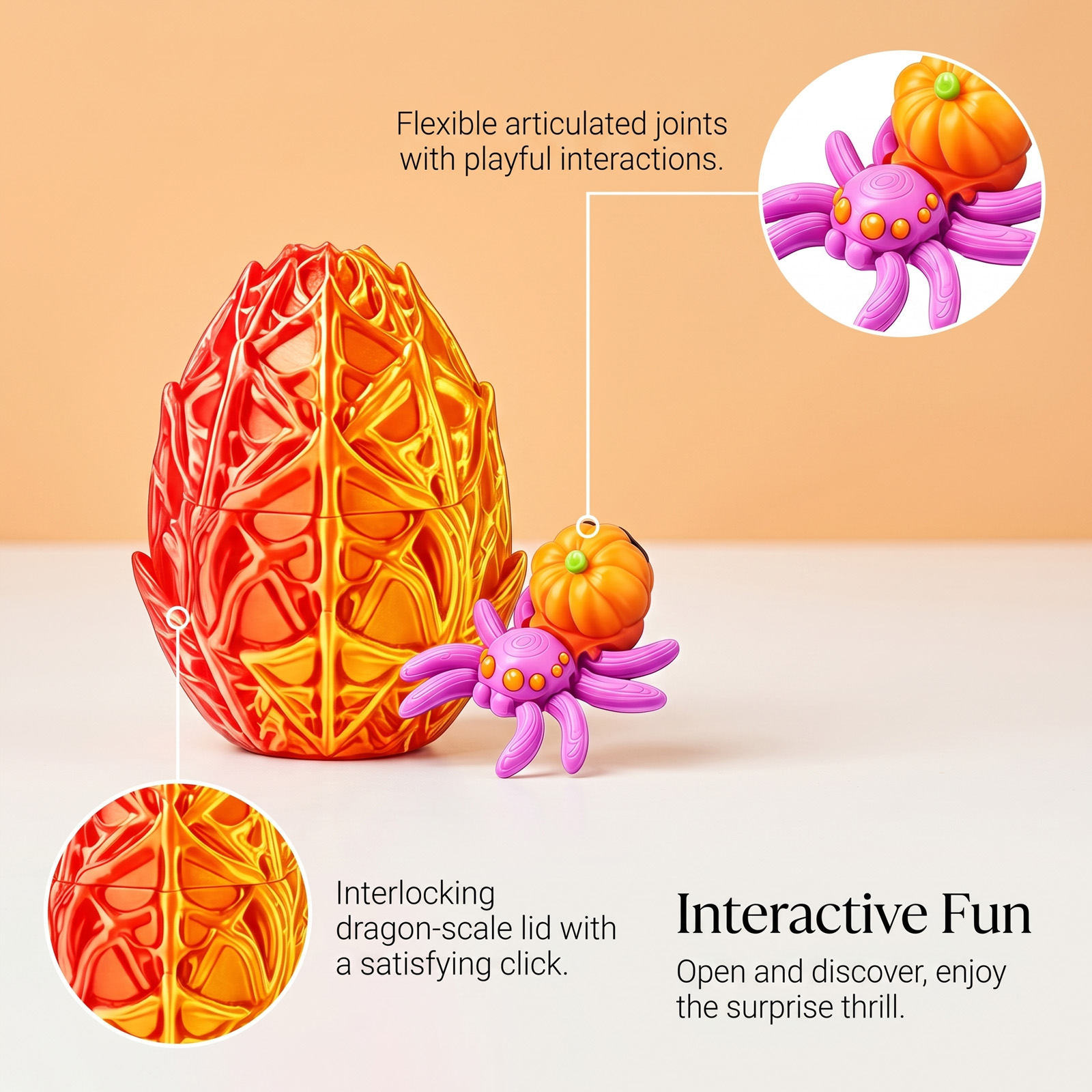 (Cyan) Halloween Spider Egg Toy Multiple Optional Colors Interesting Realistic Decorative Ornament For Scene