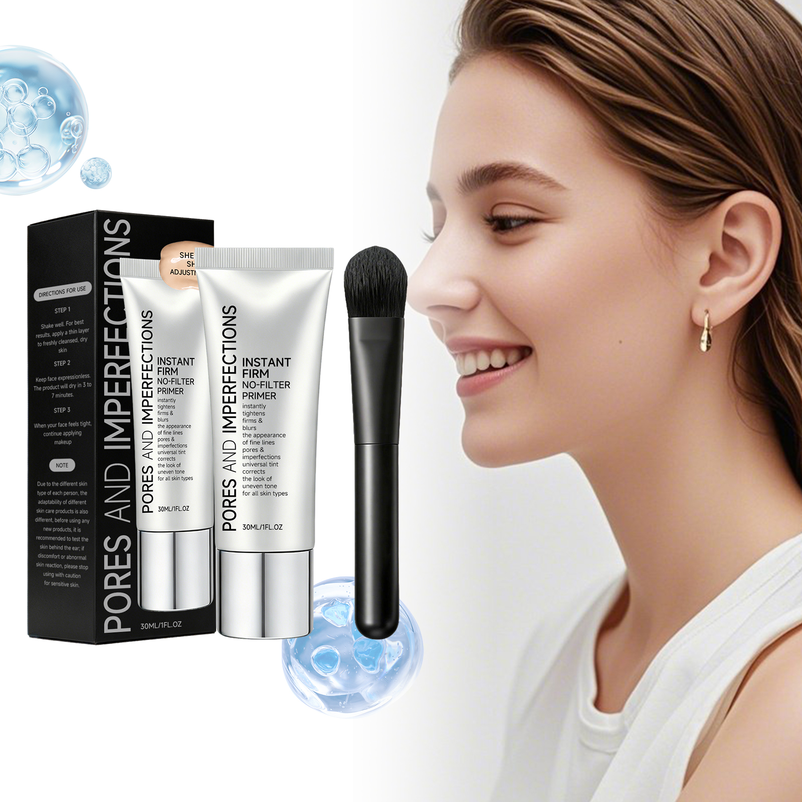 Moisturizing Concealing Primer Hydrating Longlasting Delicate Natural Skinfriendly Daily Facial Blemish Modification Cosmetic