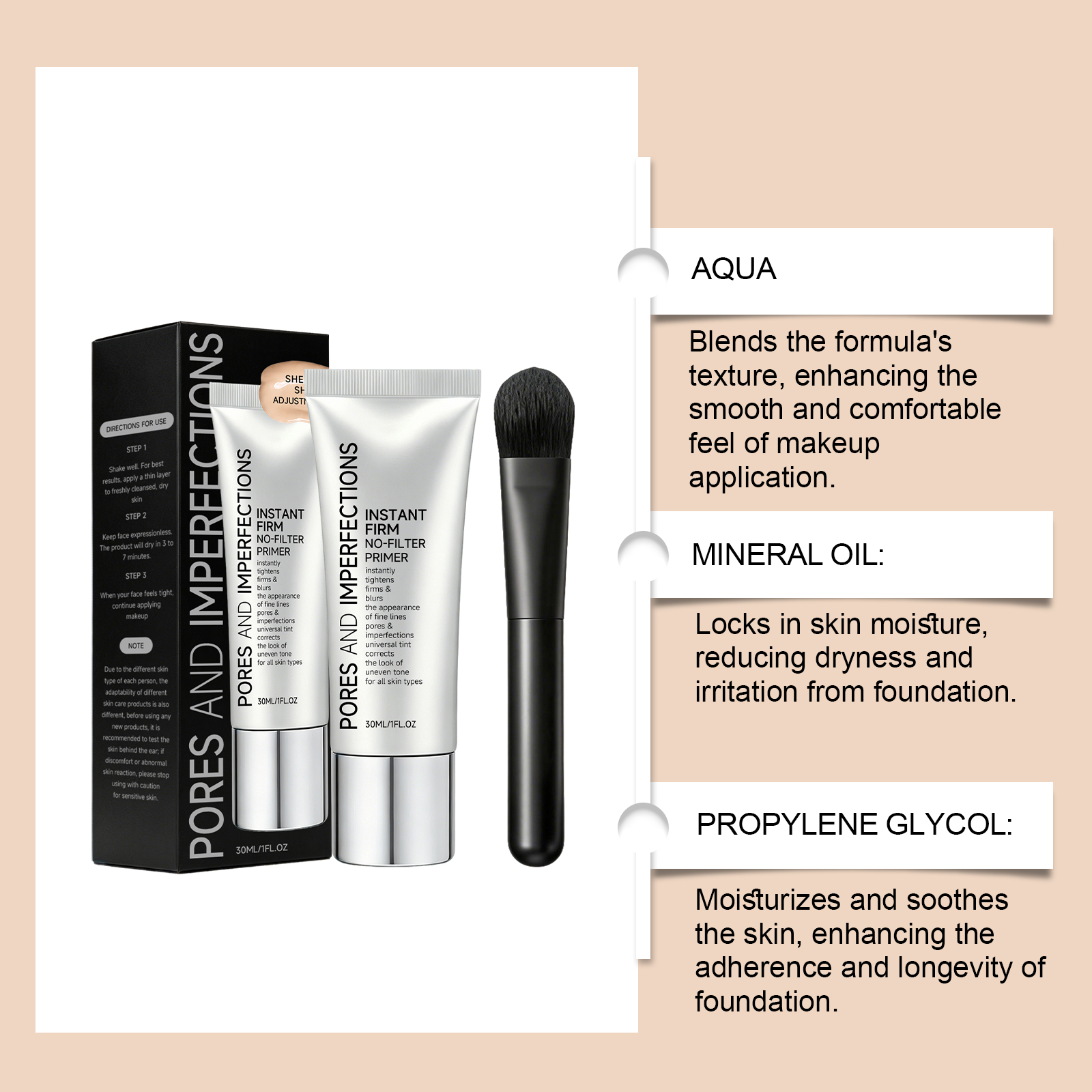Moisturizing Concealing Primer Hydrating Longlasting Delicate Natural Skinfriendly Daily Facial Blemish Modification Cosmetic
