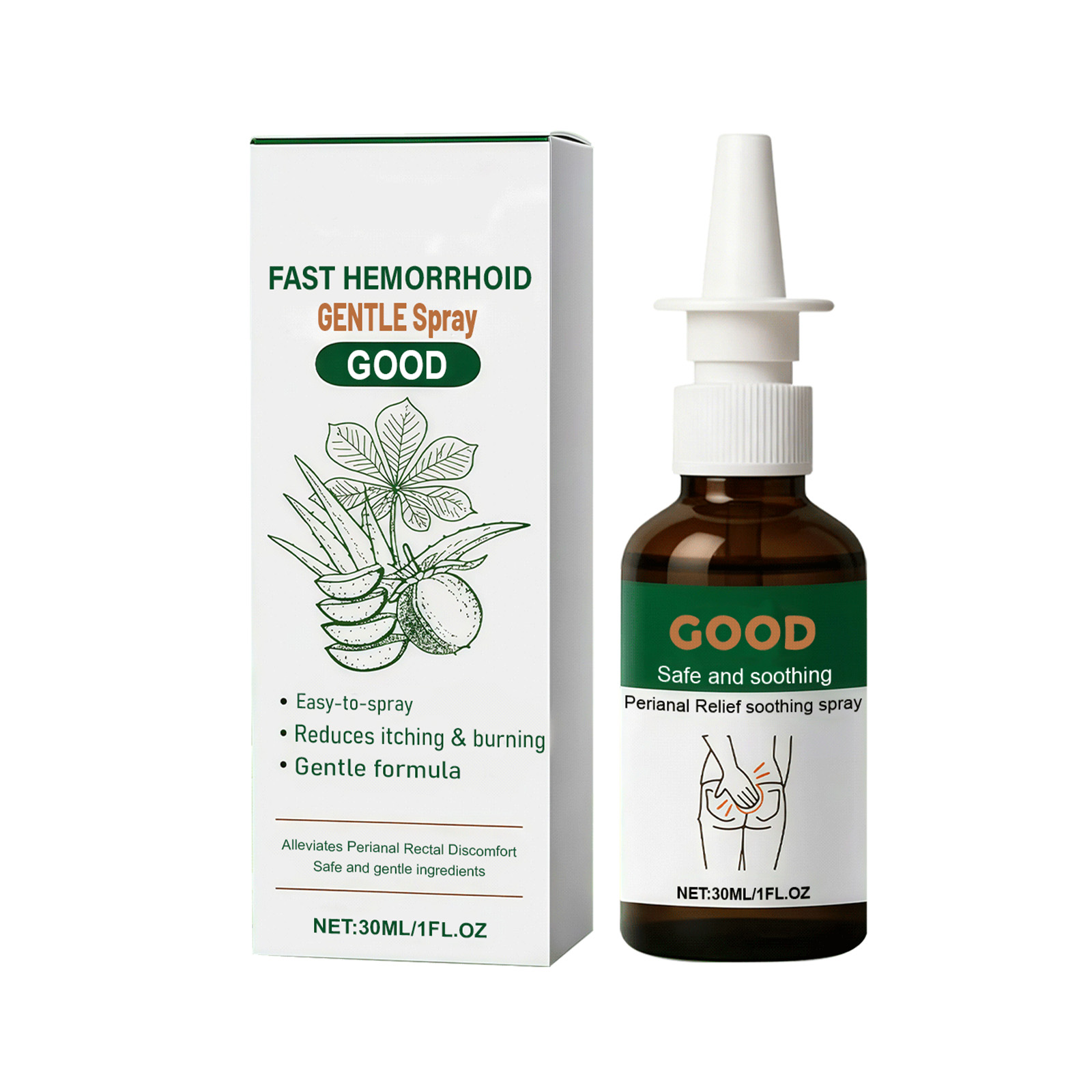 Perianal Care Spray Soothing Repair Moisturizing For Daily Skin Care Of Perianal Area