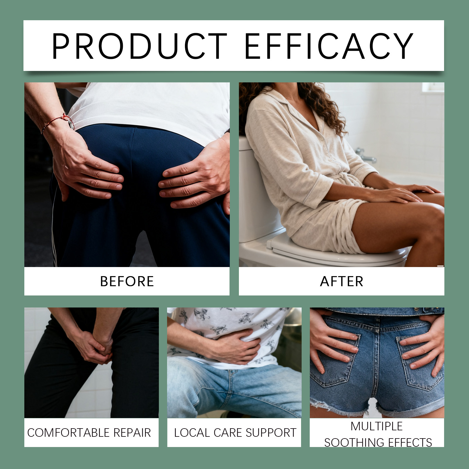Perianal Care Spray Soothing Repair Moisturizing For Daily Skin Care Of Perianal Area