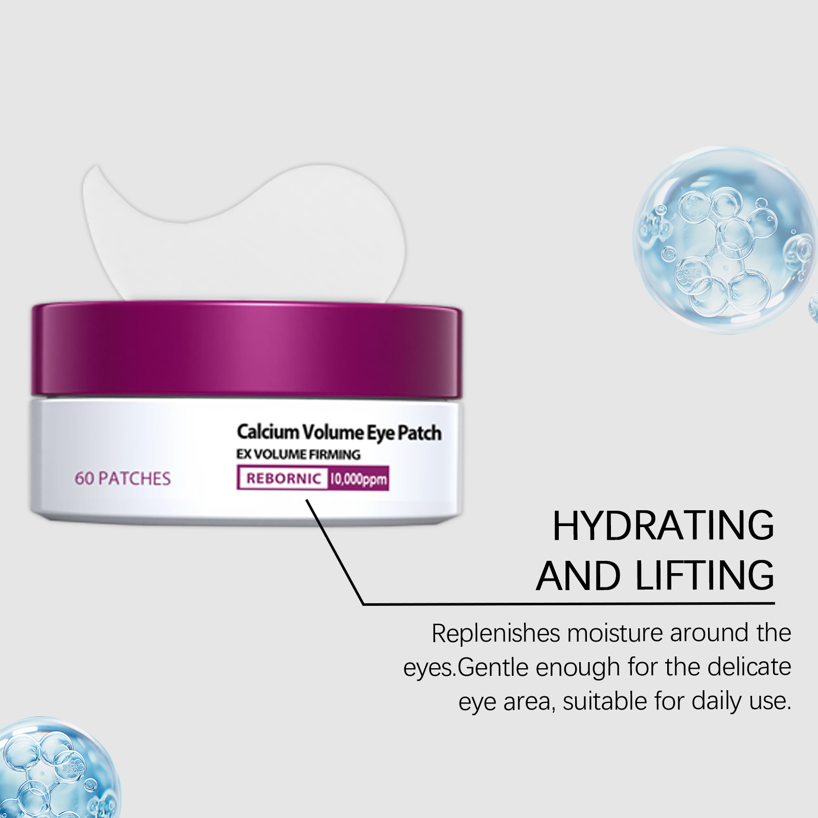 Soft Eye Patches Daily Portable Nourish Eyes Gentle Care Tender Skin Deep Moisturize Hydrate Surround Areas