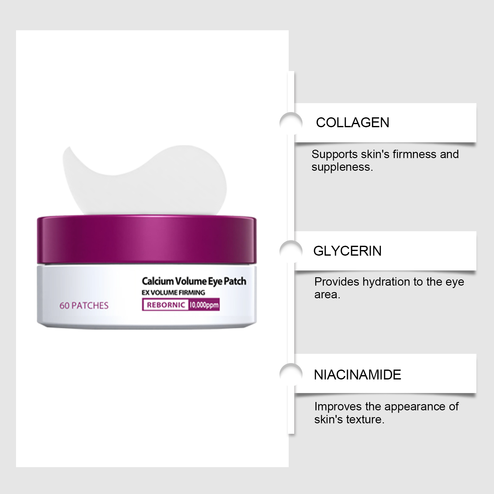 Soft Eye Patches Daily Portable Nourish Eyes Gentle Care Tender Skin Deep Moisturize Hydrate Surround Areas