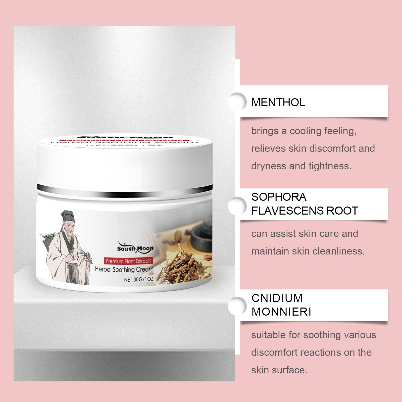 Herbal Care Cream With Mild Ingredients Nourish Body Skin For Daily Application Care Lotion