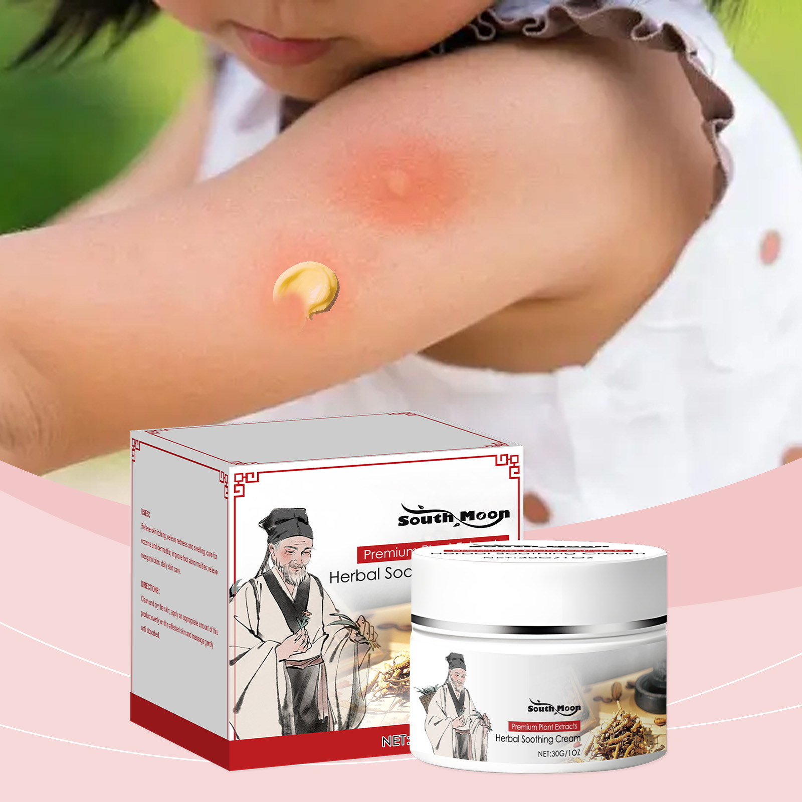Herbal Care Cream With Mild Ingredients Nourish Body Skin For Daily Application Care Lotion