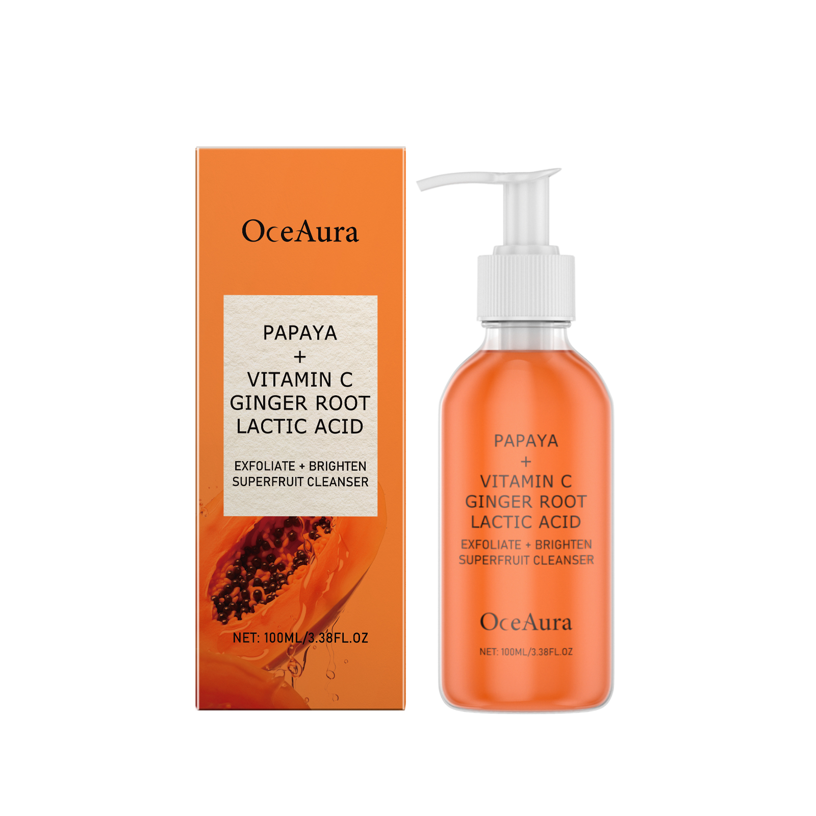 Mild Exfoliating Facial Cleanser Gently Clean Skin Refreshing Non Tight Moisturizing Hydrating Facial Wash