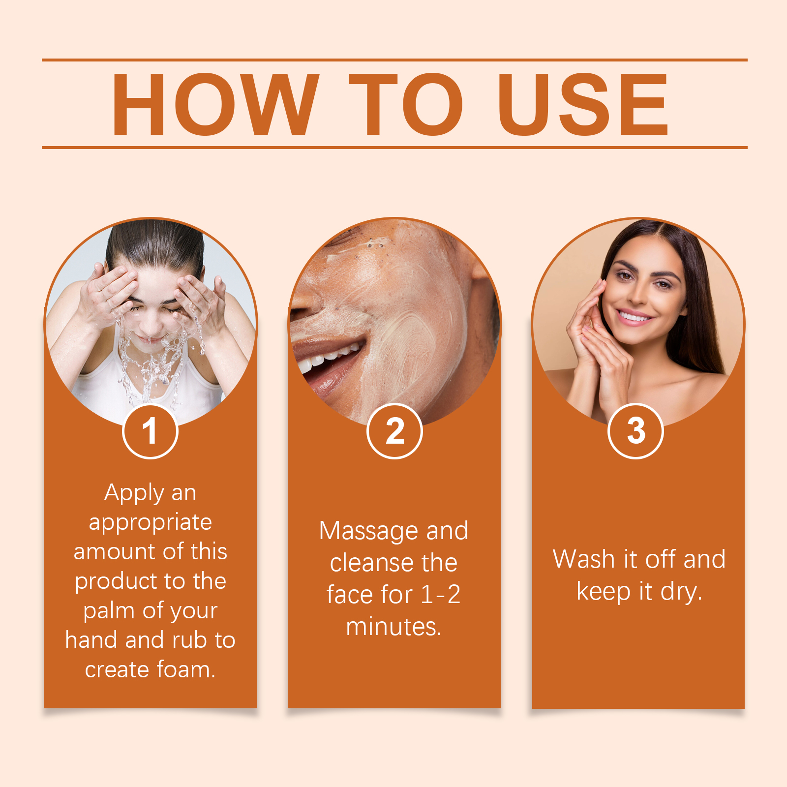 Mild Exfoliating Facial Cleanser Gently Clean Skin Refreshing Non Tight Moisturizing Hydrating Facial Wash