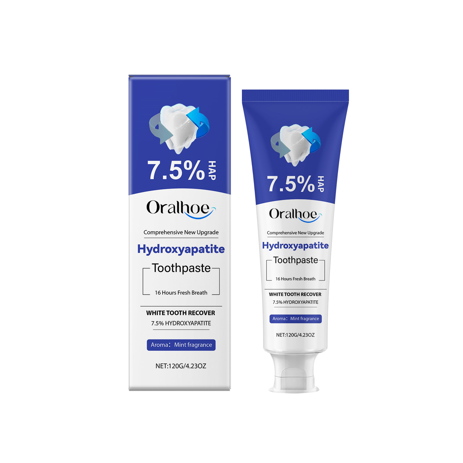 Tooth Brightening Care Toothpaste Gentle Gum Protection Removes Stains Plaque Freshens Breath Teeth