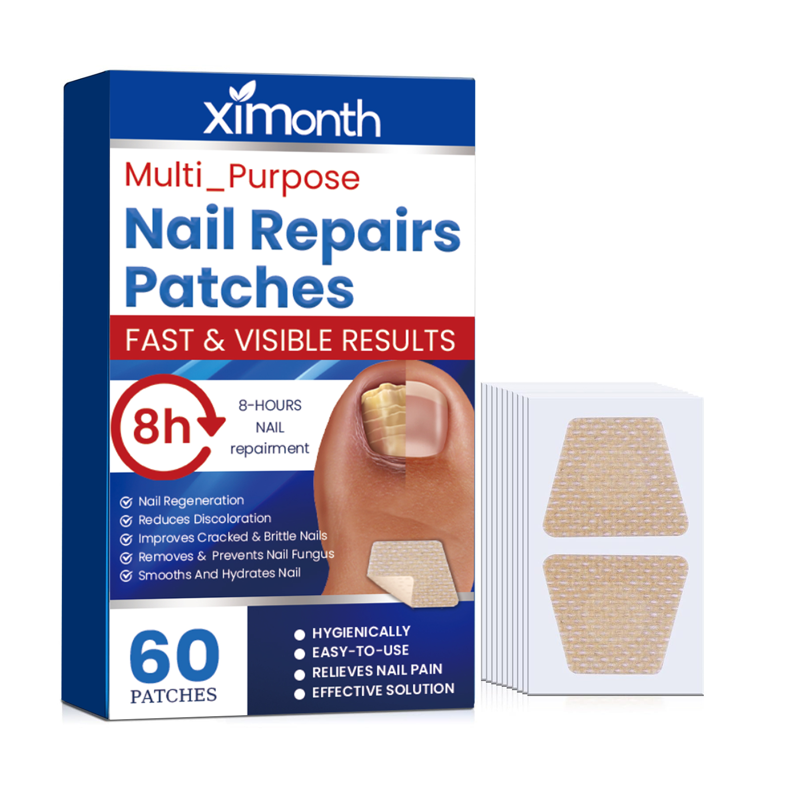 Nail Repair Patch For Soft Ingrown Thickened Nails Overnight Moisturizing Care For Toenails And Fingernails Daily Home Treatment