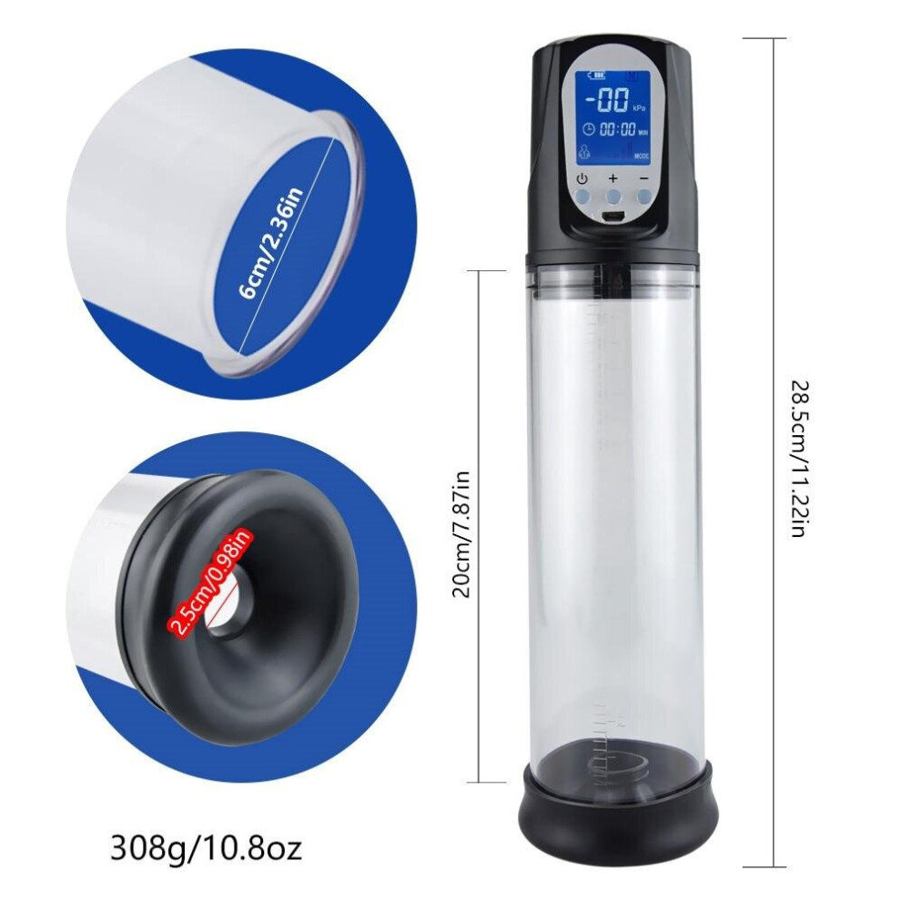Electric Penis Pump Sex Toys for Men USB Charging Automatic Penis Extender Vacuum Pump Penile Enlarger Erection Male Masturbator