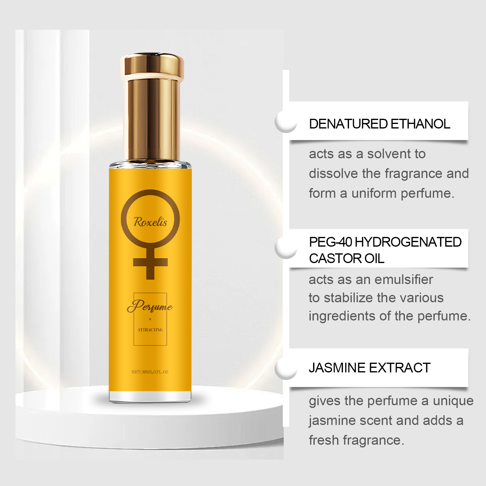 Jasmine Women Eau De Parfum Floral Fresh Long Lasting Scent For Daily Wear And Romantic Occasions