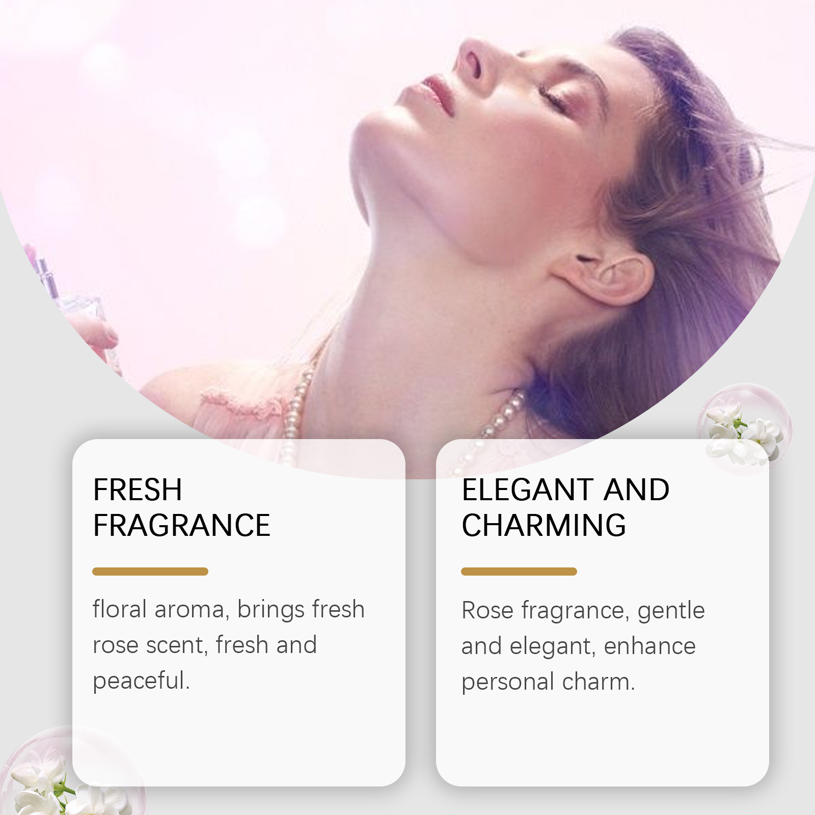 Jasmine Women Eau De Parfum Floral Fresh Long Lasting Scent For Daily Wear And Romantic Occasions