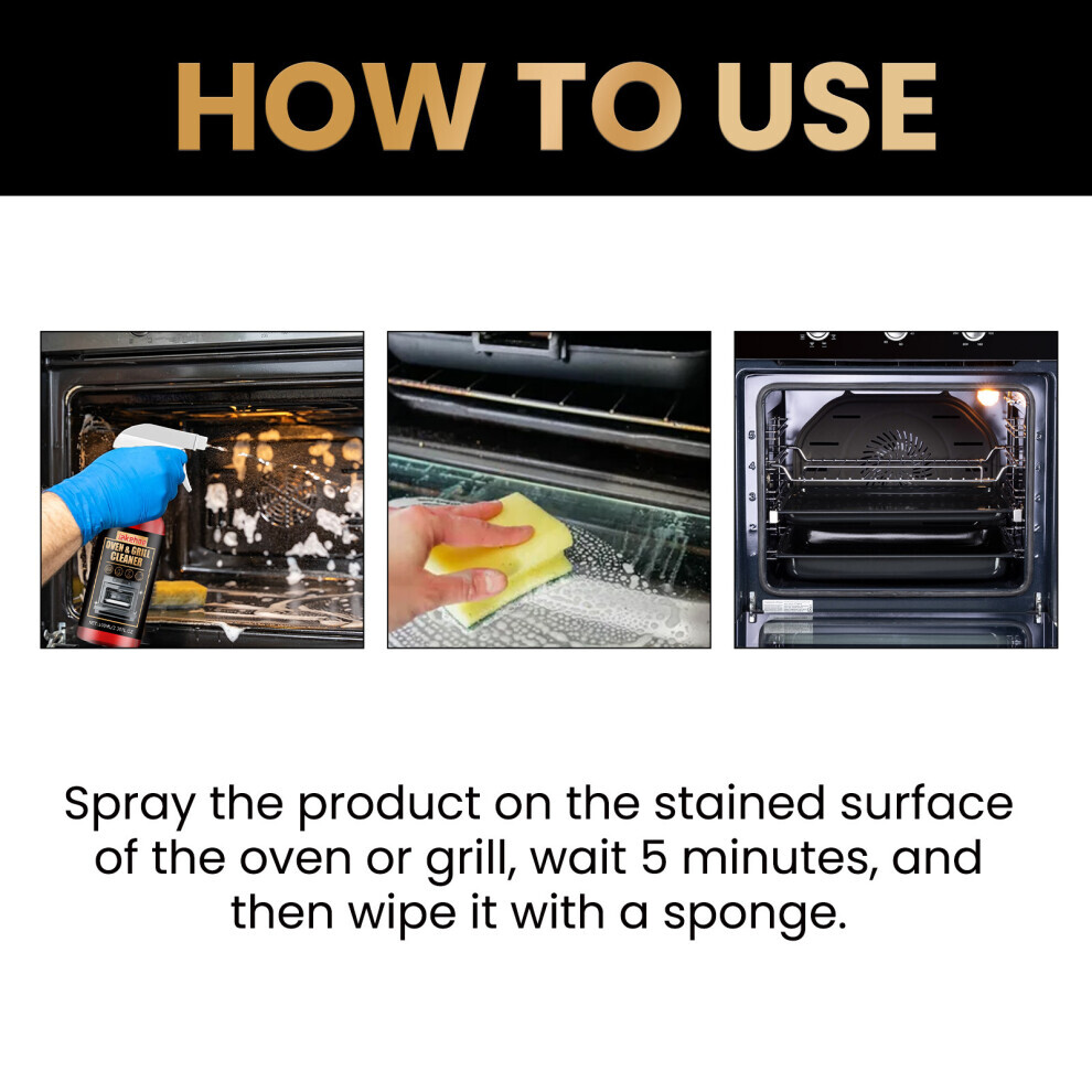 Oven and Grill Cleaner Oven Grill Stain and Odor Remover Degreaser