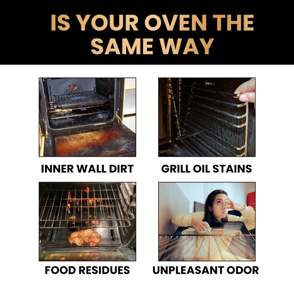 Oven and Grill Cleaner Oven Grill Stain and Odor Remover Degreaser