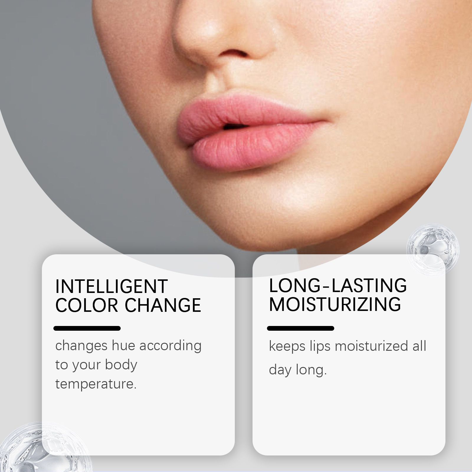 Midnight Blue Color Changing Lip Balm Moisturizing Nourishing Hydrating For Dry Lips Daily Care