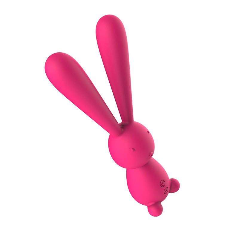 Rabbit Vibrator for Women Masturbation Massage Wand Sex Toy G-Spot Clitoral Stimulator Fully Silicone Coated Masturbator Adult Toys
