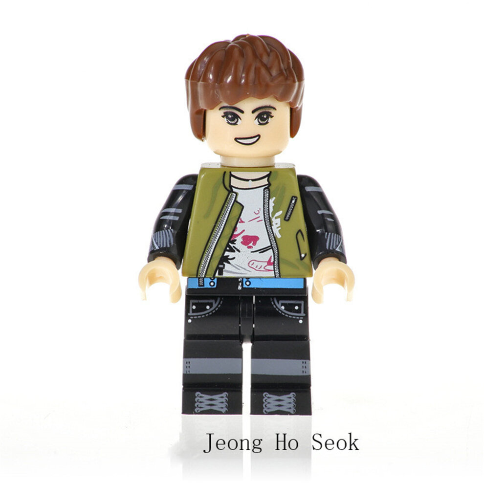 7Pcs Bangtan Boys BTS Building Block Minifigures Toys Best Action Figures Gift Fit Lego