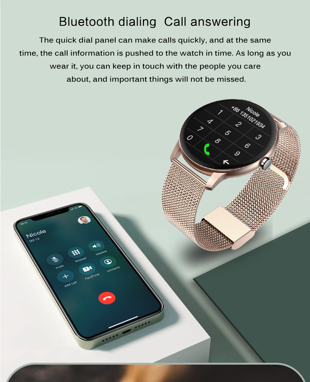 (Black) Bluetooth Call Smart Watches Motion monitoring Sports 2023 New Trend For Men Women