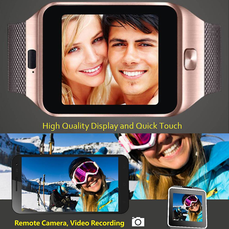 Smart Watch Support TF SIM Camera Bluetooth Wristwatch For Smartwatch Sanxing Huawei Android Ios Phone