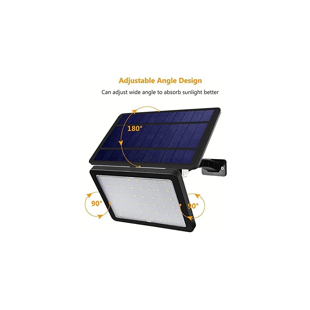 Solar Wall Lights Outdoor 1000 Lumen LED Solar Garden Lights Waterproof Solar Power Security Indoor
