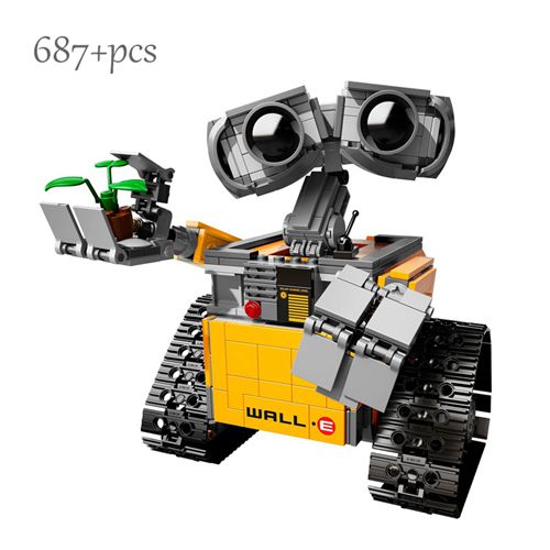 Disney WALL E The Robot Building Blocks Idea Technic Figures Model DIY Educational Toys For Children 687Pcs