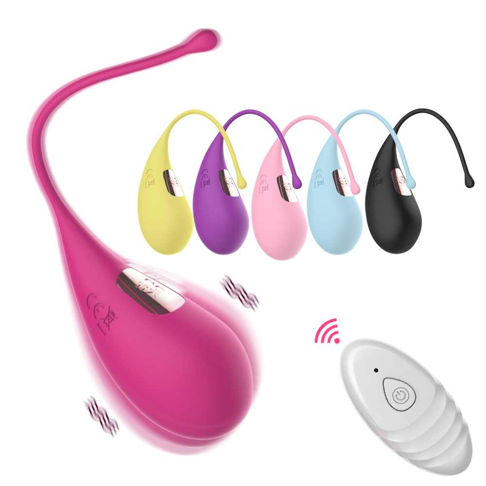 (Rose Red) Vibrating Dildo Vibrator Love Egg Adult Sex Toy Vaginal Balls Masturbator Clitoris G Spot Stimulator for Woman Wireless Remote Wearable 10 Speeds