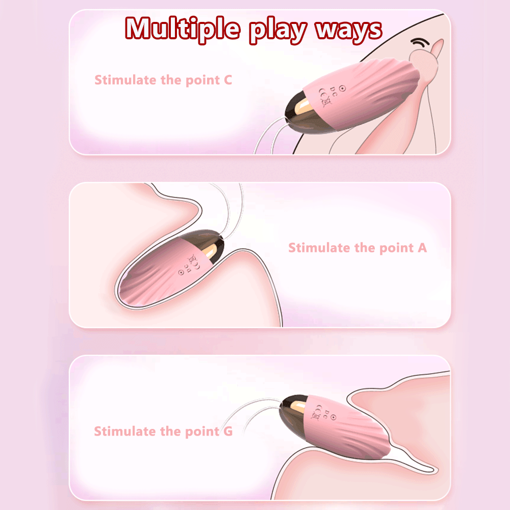 (Pink) Sex Toys for Woman Vibrating Egg Clitoris Stimulator G Spot Vibrators Vaginal Massage Balls Adult Products Wireless Remote Control 10 Speeds
