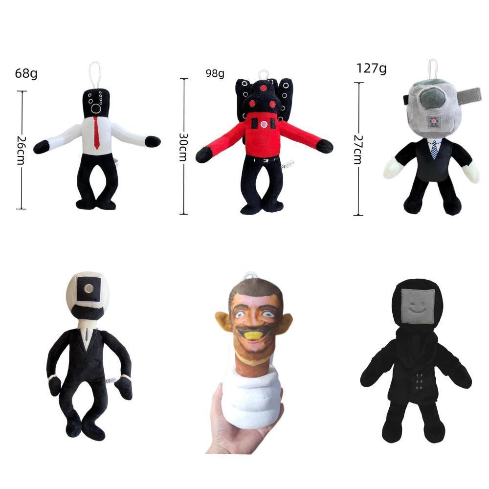(Style A) Skibidi Toilet Plush Doll Toys Collectible Gifts for Kids Fans Aldults Birthday