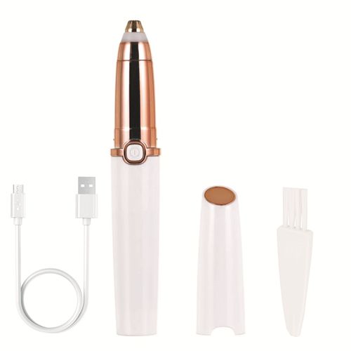 USB Rechargeable Eyebrow Trimmer Precision Grooming Tool for Men and Women