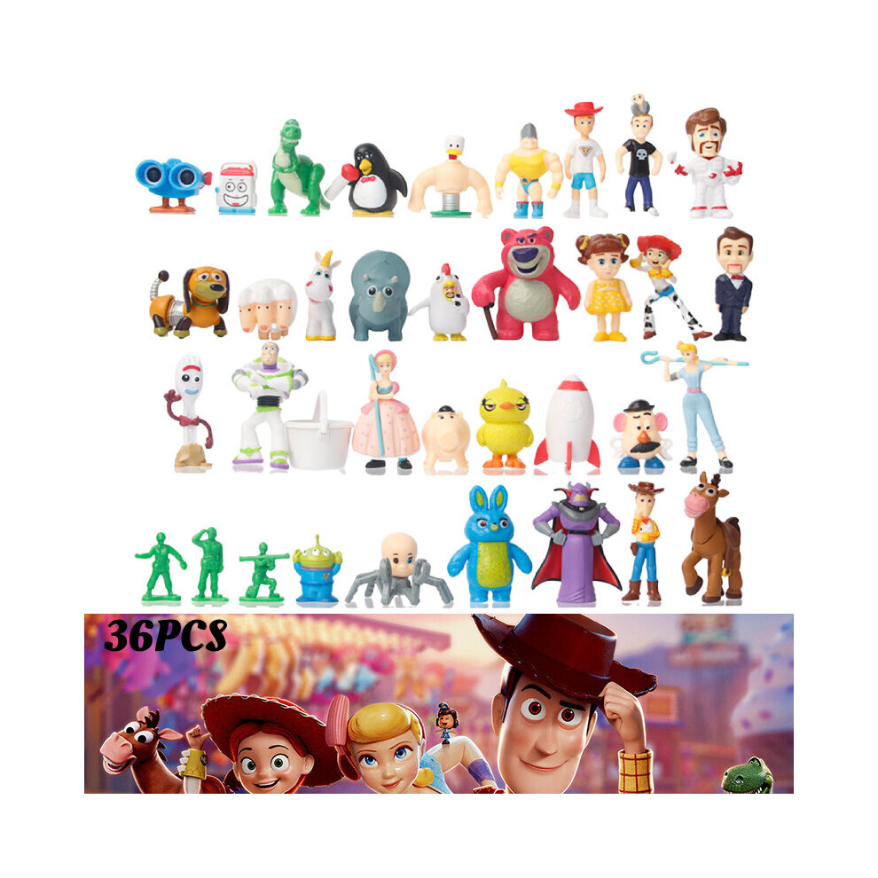 36pcs Toy Story Woody Lotso Alien Action Figure Model Dolls Toys
