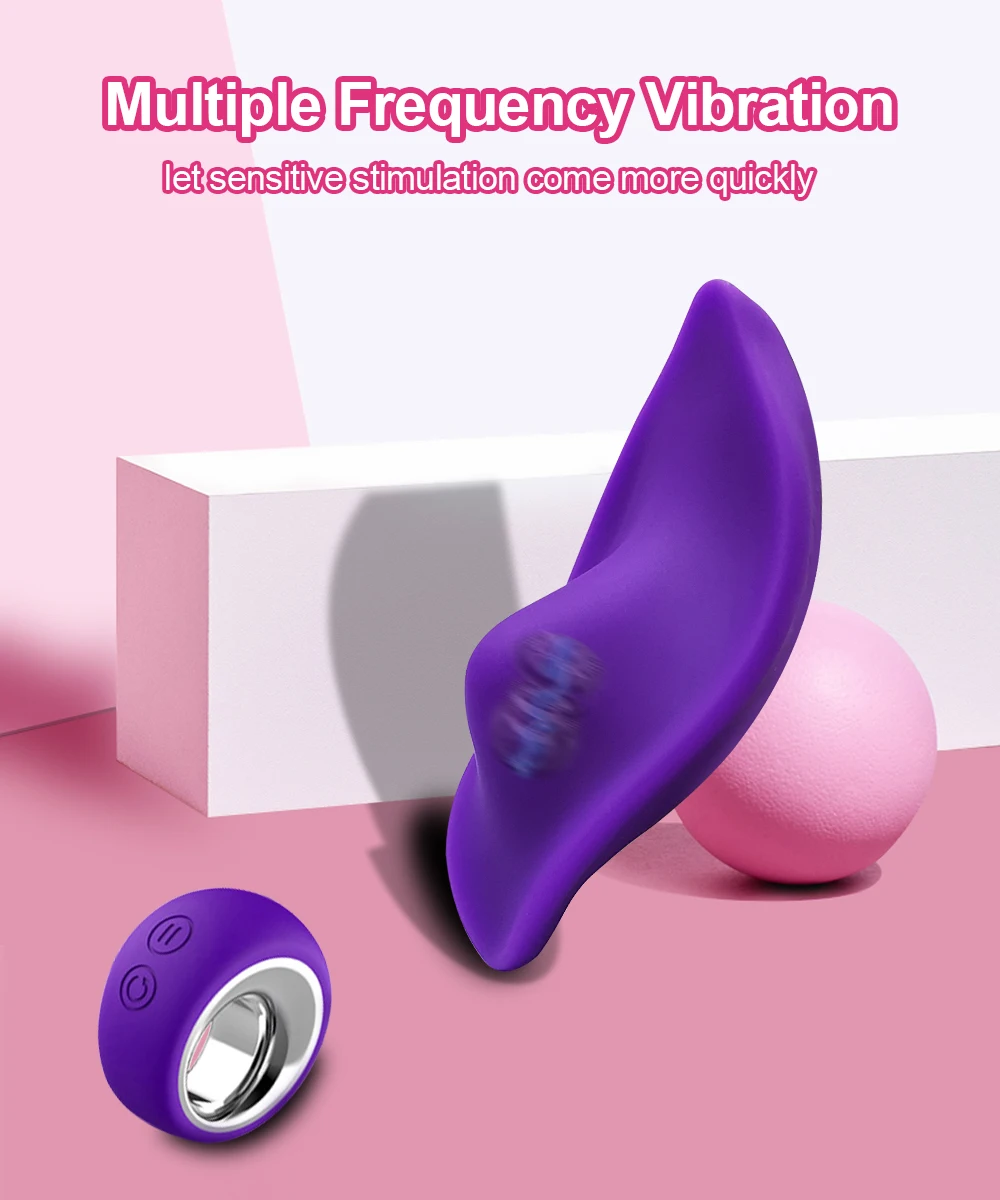 (Rose Red) Wearable Vibrator Wireless G Spot Dildo Clitoris Stimulator Panty Vibrator Female Sex Toys Masturbation Tools Adult Products for Women Couples Age 18