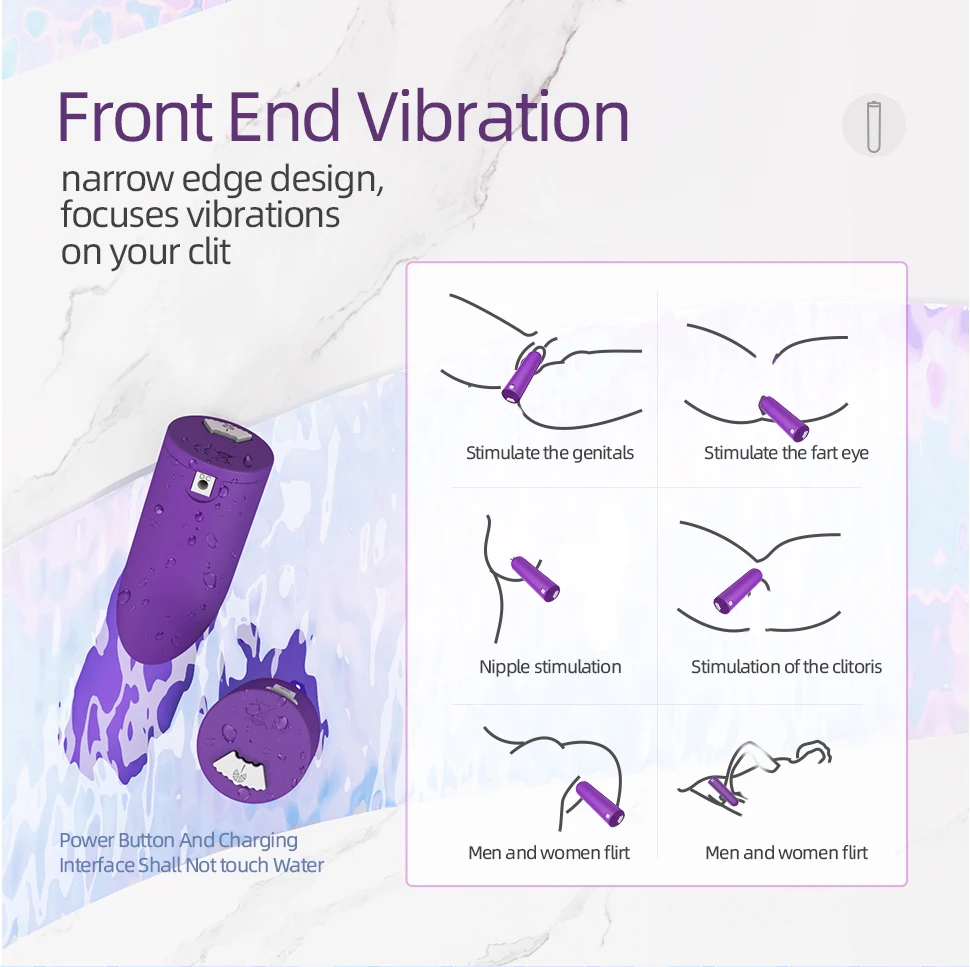 (Rose Red) Vibrator Sex Toys for Women Mini Bullet Dildo for Female 10 Speed Vibrating G Spot Clitoral Vaginal Massager Stimulator Adults Toys